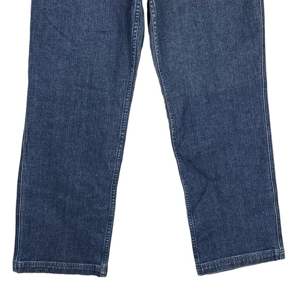 Duluth Trading Co Jeans Womens 10 x 29" Relaxed Fit High Rise Straight Dark Wash - Picture 3 of 7